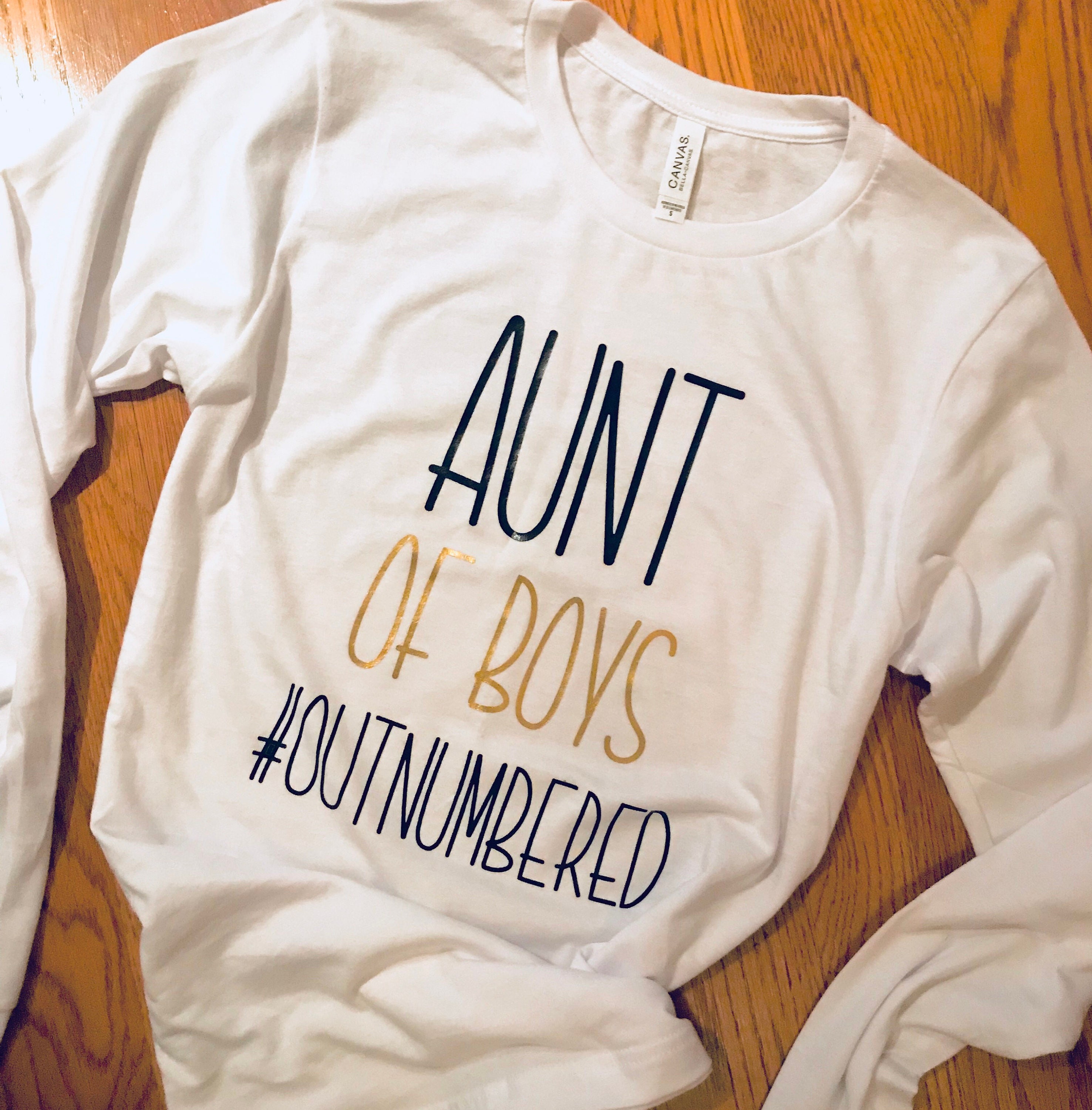 Aunt of boys womens shirt tee womens aunt ahirt gift for Etsy