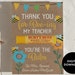 Burt Bee Teacher Thank You Gift Card Holder for End of School Year ...