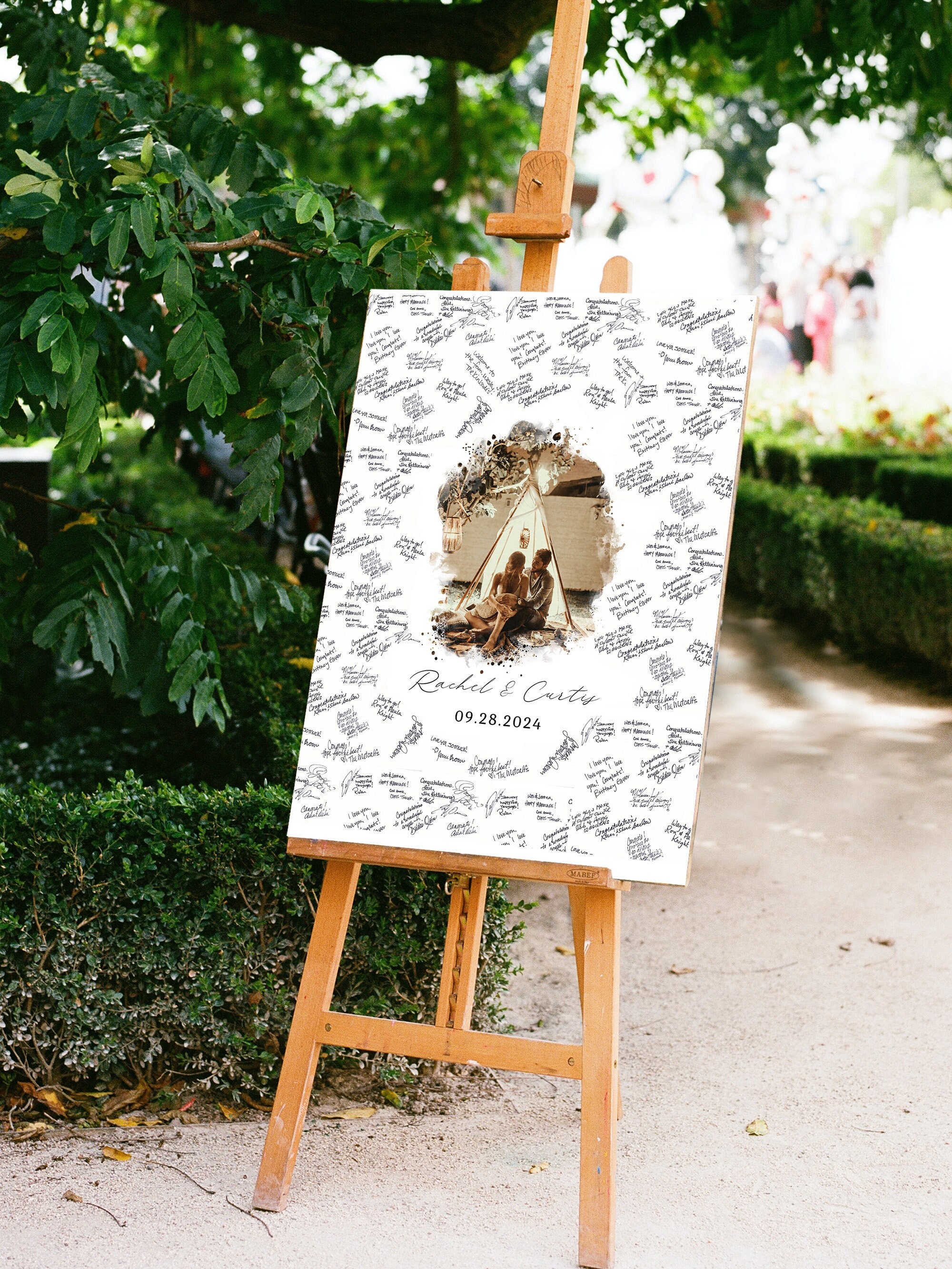 Wedding Guest Book Alternative, Guest Book Wedding, Personalized