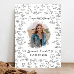 Graduation Guest Book Alternative 2026, Graduation Guest Book 2026, Personalized Guestbook Sign, Guestbook Grad Alternative, Class of 2026