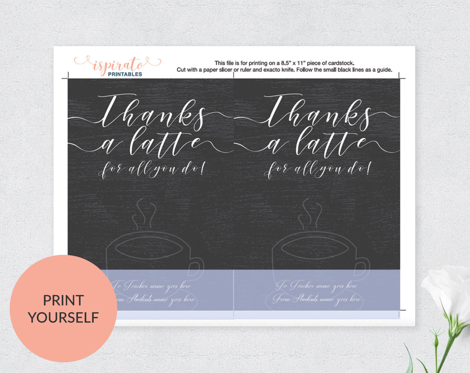 Teacher Appreciation Printable Gift Card Holder End of the - Etsy