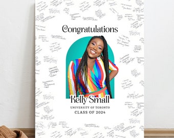 Graduation Guest Book Alternative 2024, Graduation Guest Book 2024, Personalized Guestbook Sign, Guestbook Grad Alternative, Class of 2024