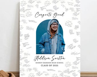 Graduation Guest Book 2026, Graduation Guest Book Alternative 2026, Personalized Guestbook Sign, Guestbook Grad Alternative, Class of 2026