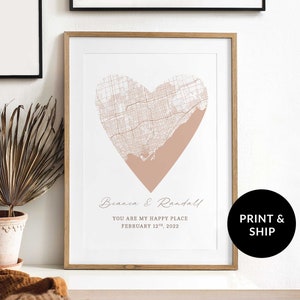 Carte cardiaque personnalisée, cadeau de la Saint-Valentin, 1 an d'anniversaire, cadeau relation longue distance pour petit ami, cadeau d'anniversaire