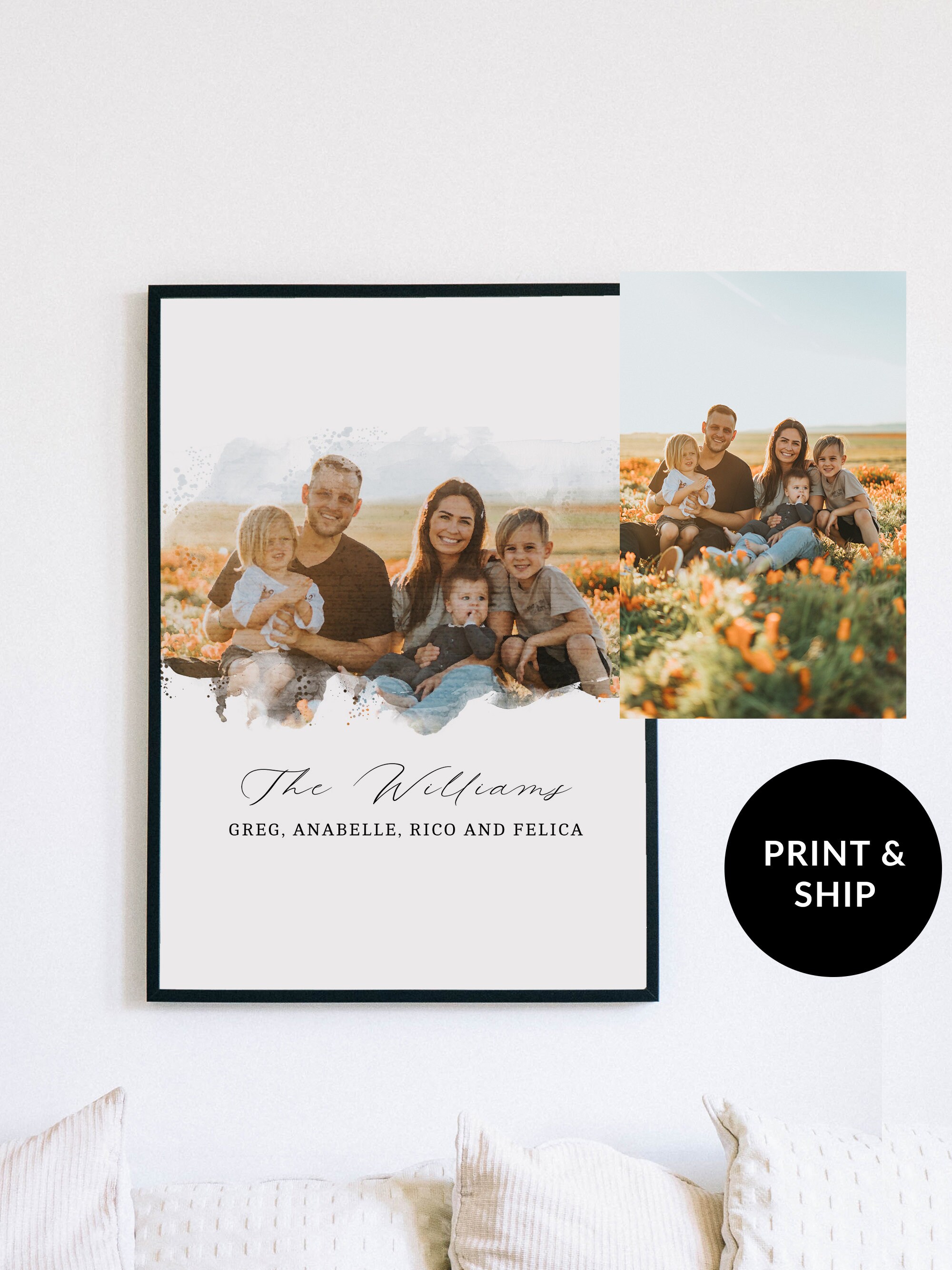 Anniversary Gifts for Boyfriend Husband Girlfriend Wife, 1st Anniversary  Gift, Custom Couple Portrait From Photo, Personalized Couple Gifts 