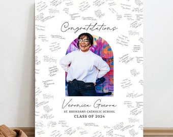 Graduation Guest Book Alternative 2024, Graduation Guest Book 2024, Personalized Guestbook Sign, Guestbook Grad Alternative, Class of 2024