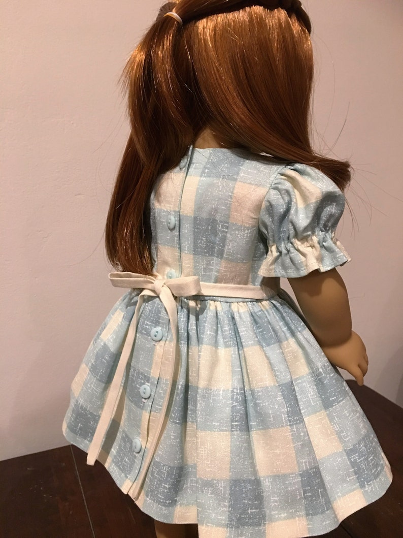 OOAK Eyelet Front Dress fits American girl dolls Etsy
