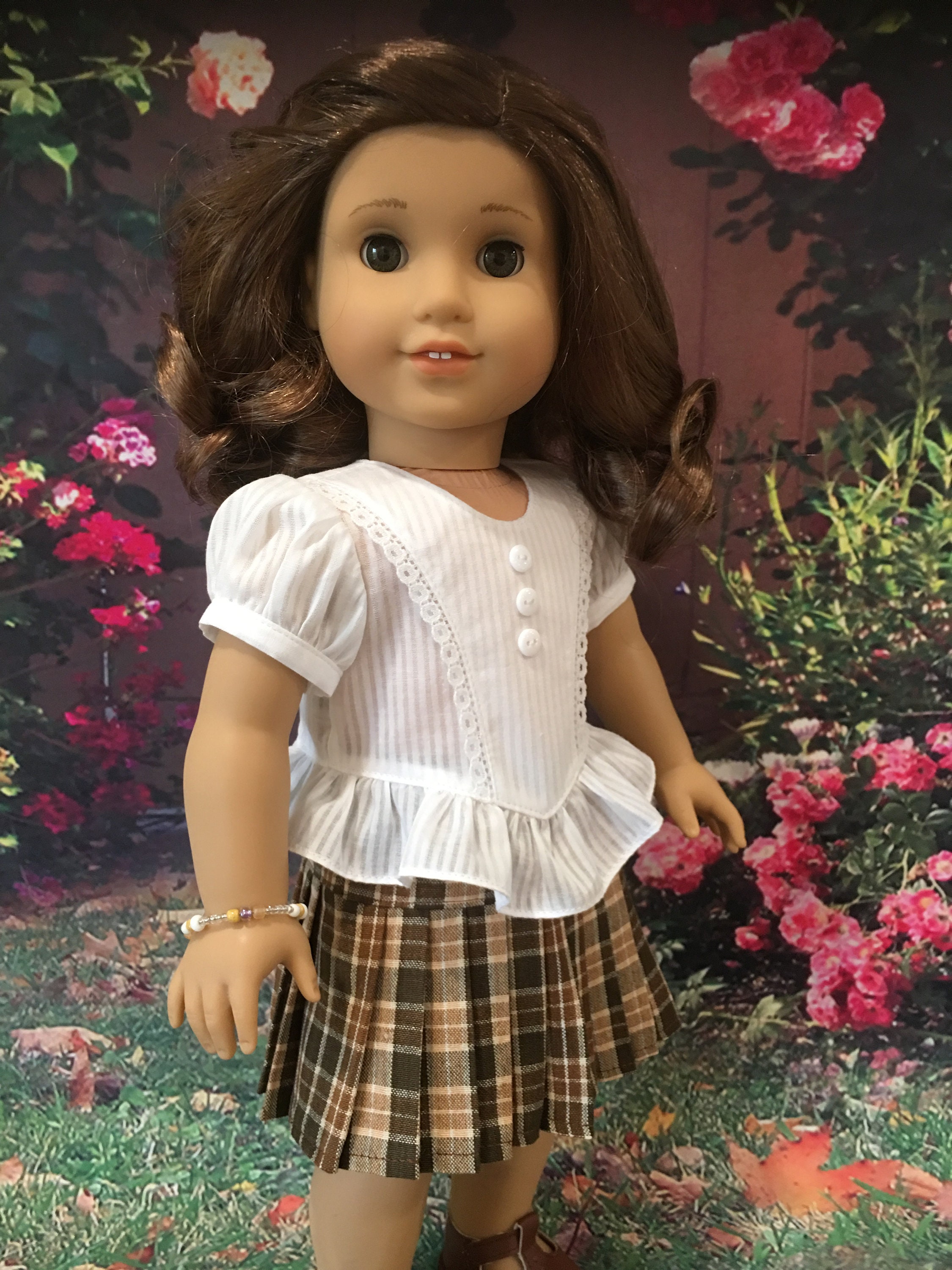 Digital download PATTERN - Beky's Frilly Blouse fits 18" Dol…
