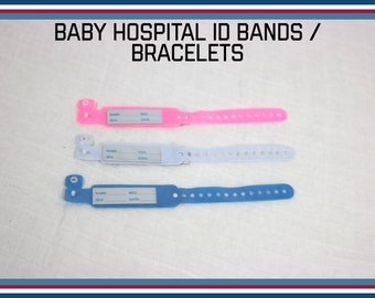 Hospital ID Bands Bracelets, Hospital Baby Blankets, Umbilical Cord Clamp for Reborn Baby Doll Silicone Baby Doll Keepsake Homebirth