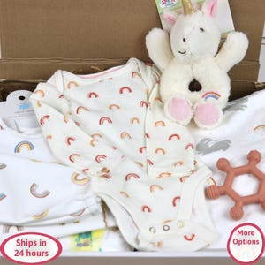 Reborn Baby Gift Set, Reborn Baby Gift Box, Reborn Doll Gift, Reborn Box Opening, Reborn Baby Girl Gift Box, Rainbow, Silicone Baby Dolls
