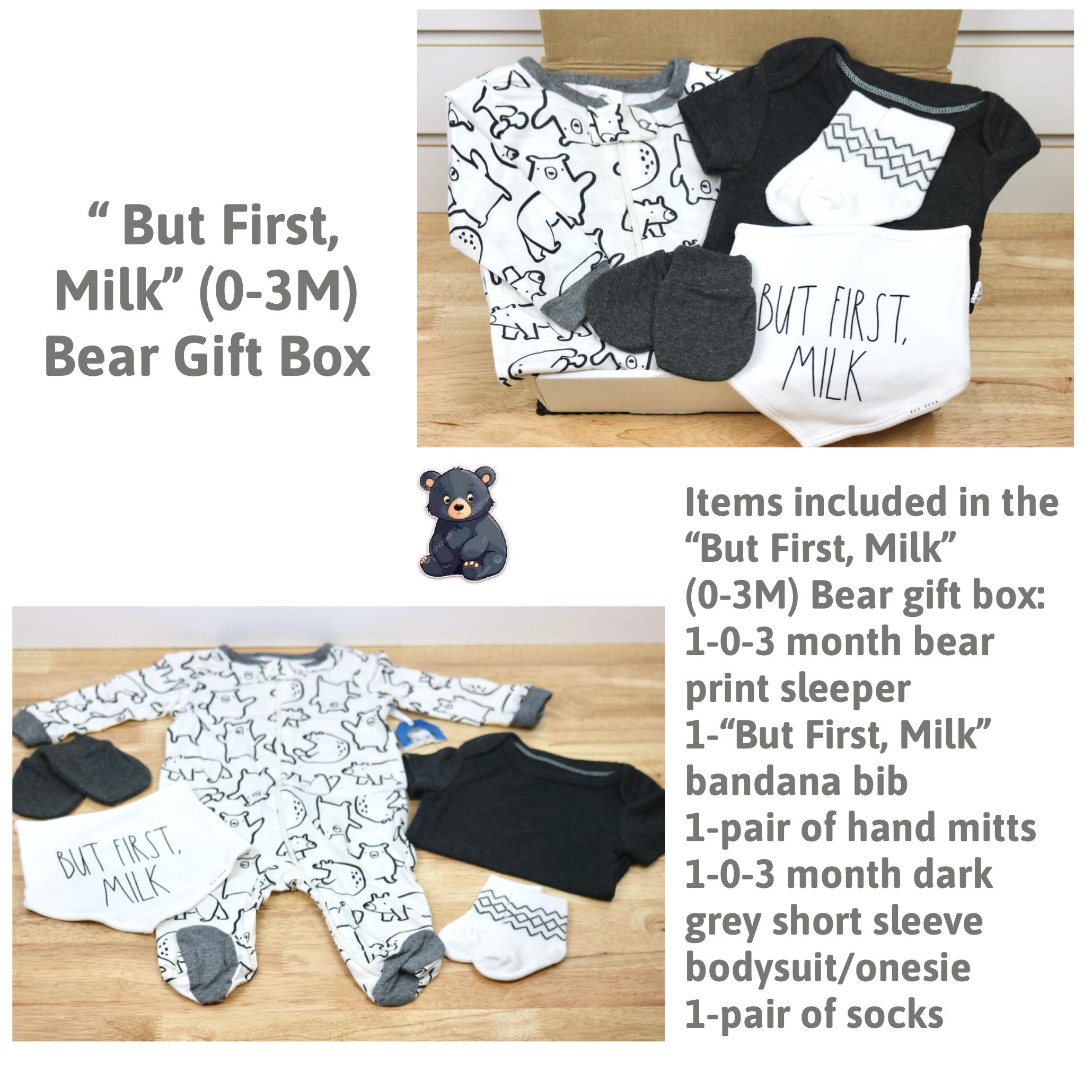 Baby Bear Shower Gift Box Opening Newborn Infant Welcome Home Boy ...