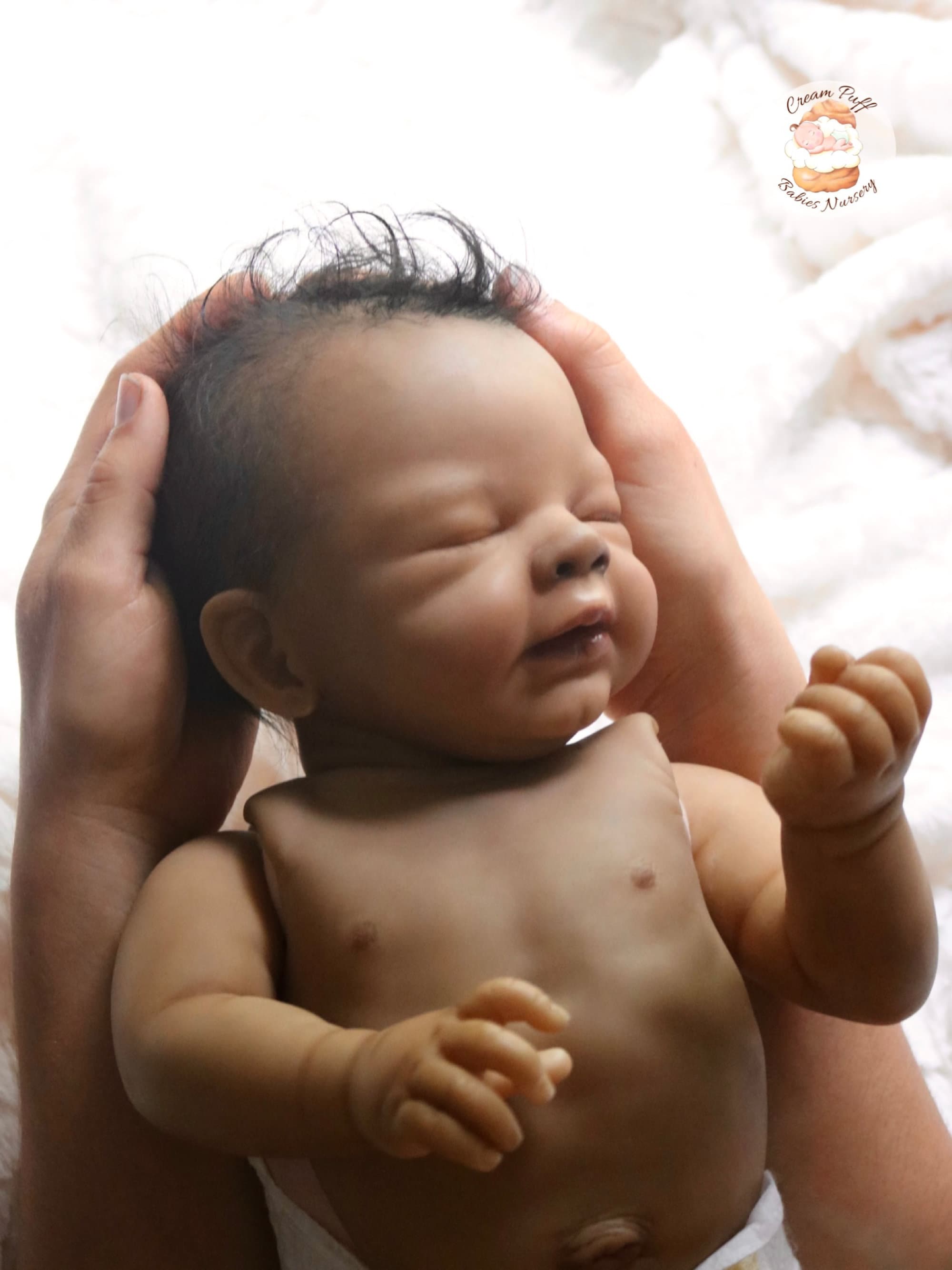 Anano Reborn Baby Dolls Silicone Full Body, 19 Inch Full Body Silicone Reborn  Baby Real Baby