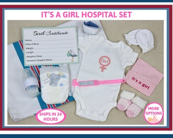 Hospital Sets for Reborn And Silicone Baby Dolls, Keepsake Gift, Home birth, Newborn Infant Clothes, Gender Reveal