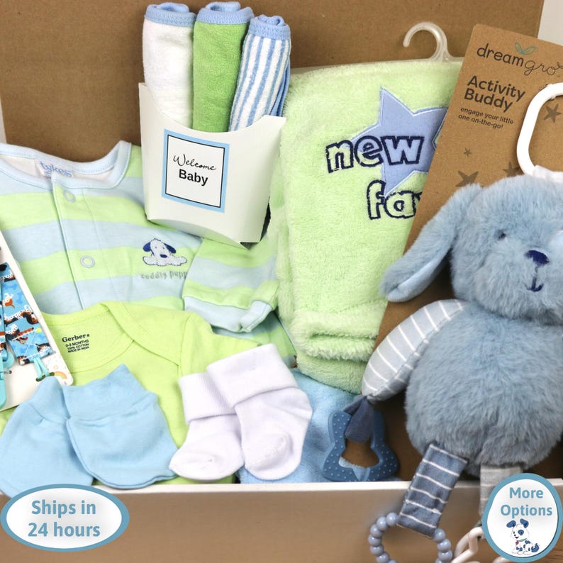 Designware Baby Puppy Baby Gift Box Opening, Newborn Infant Clothes Set, Reborn and ...