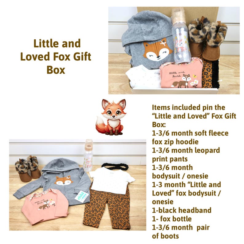 Reborn and Silicone Baby Doll Gift Box Opening, Baby Clothes, Baby Girl Fox, Woodland Animals image 2