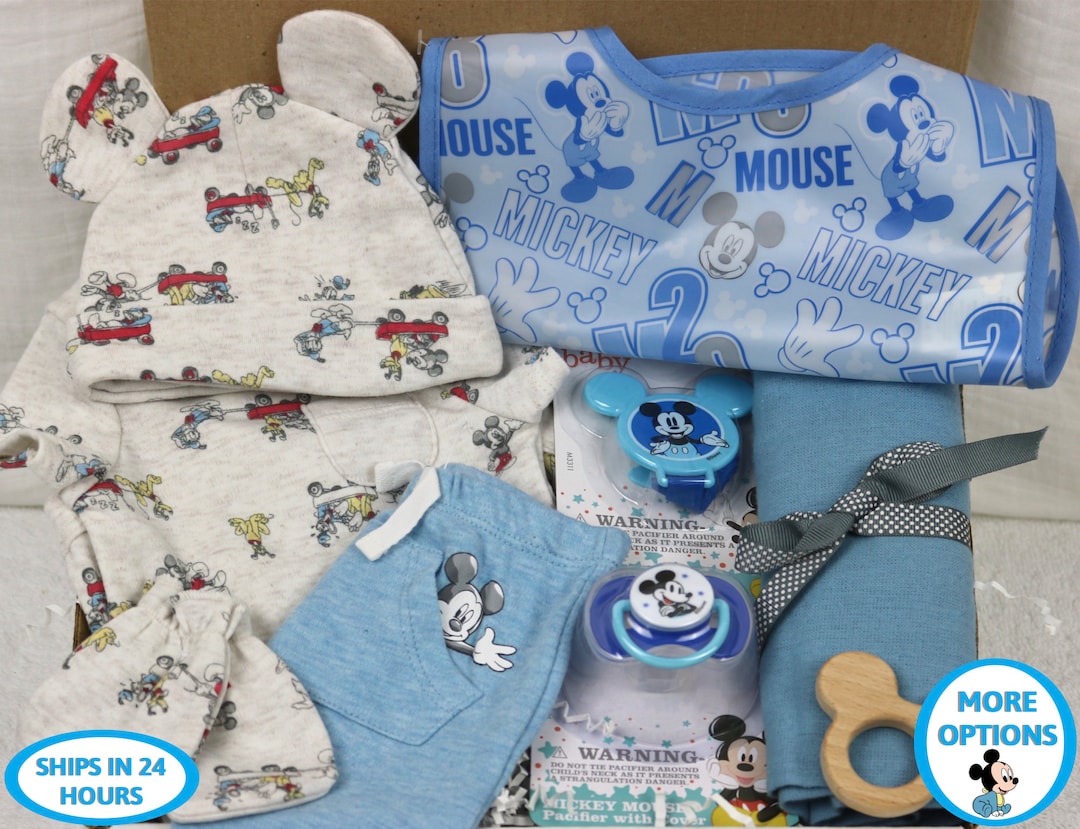 Mickey mouse hello world crib pelletized bedding