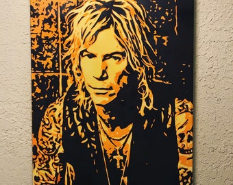 Hecho a mano personalizado Guns N Roses Rock Música Retro Divertida Tarjeta de Navidad le su