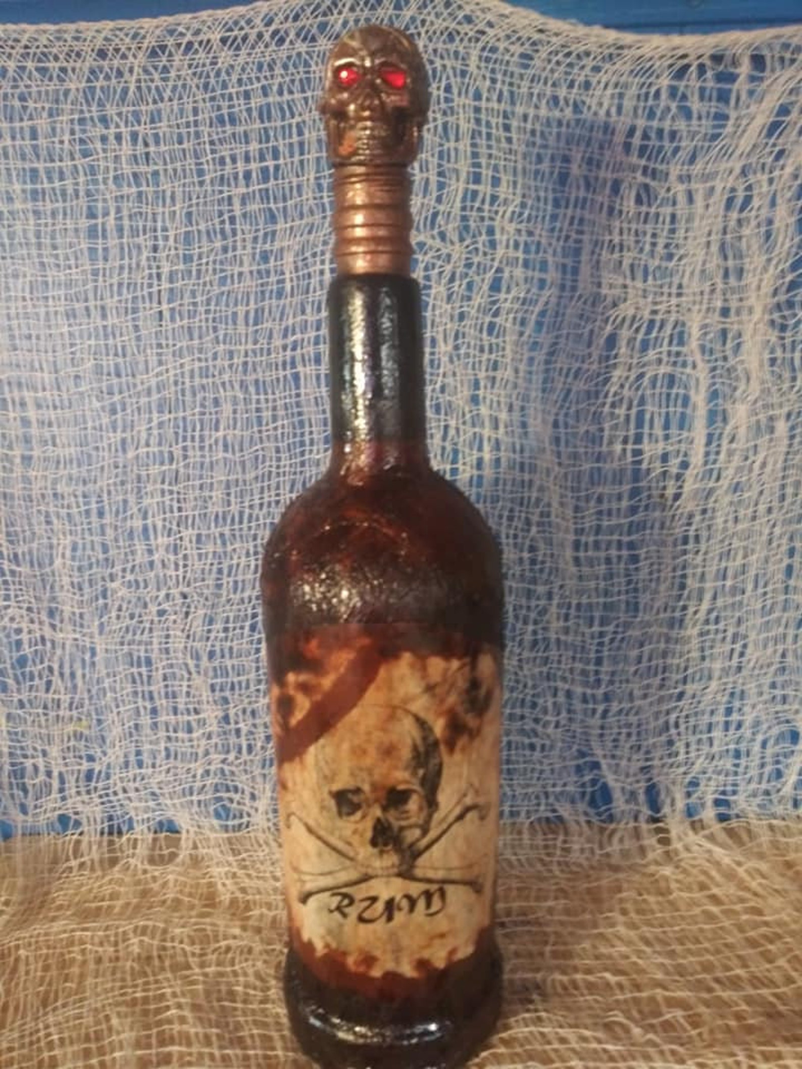Pirate Rum Halloween Prop Potion Bottle Mad Scientist | Etsy