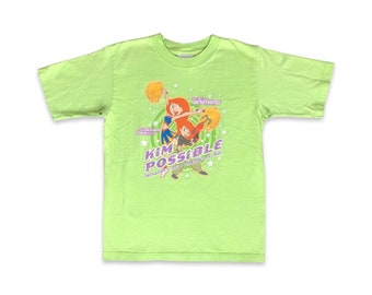 8-10years kids green Kim Possible t-shirt