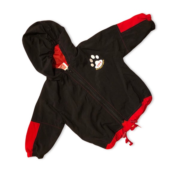 2T toddler 90’s black and red 101 Dalmatians jack… - image 2