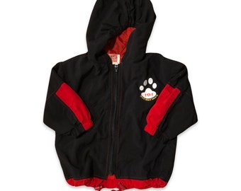 2T toddler 90’s black and red 101 Dalmatians jacket