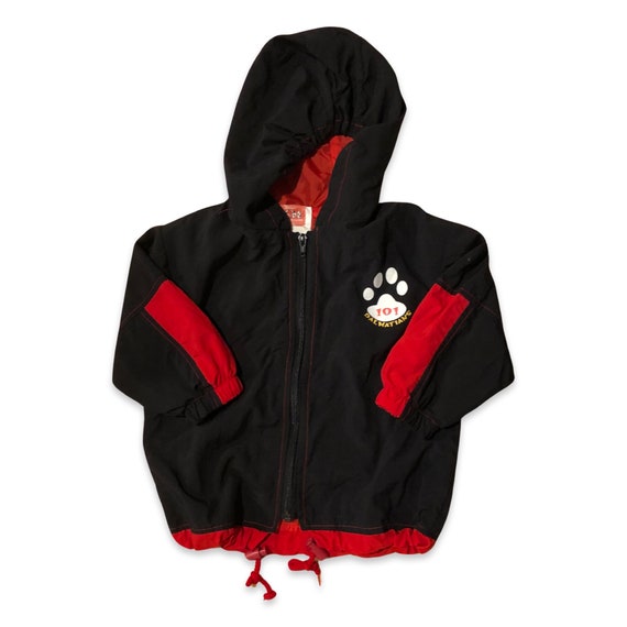 2T toddler 90’s black and red 101 Dalmatians jack… - image 1