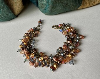 Antique Style Cluster Bracelet.