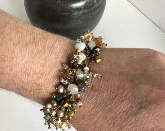 Déjate llevar - Pulsera de cuentas de vidrio