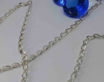 Ravishing sterling silver chain ( 23.5 inches)