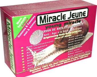 miracle jeune soap brightening bath soap with slime of snails 350 g