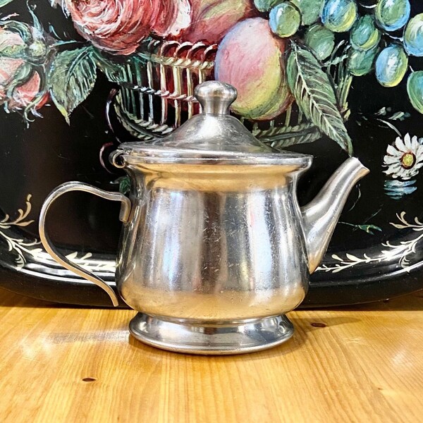 Oneida Silver Teapot Etsy