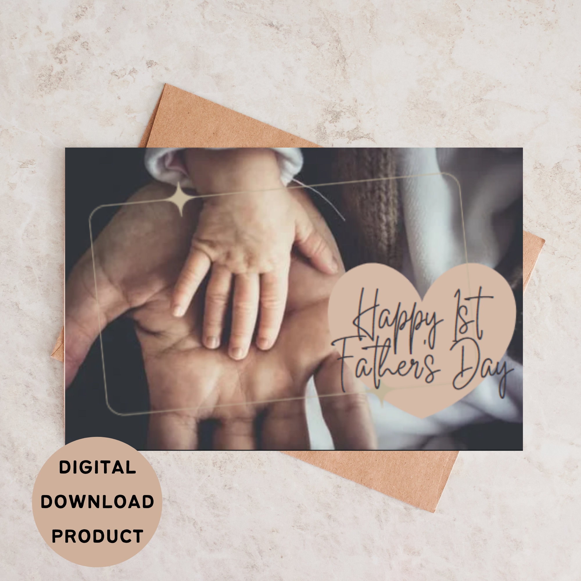 First Father's Day Card Printable, Father's Day Card Printable, Father ...