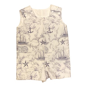 Shortalls, Jon Jons, Nautical Print