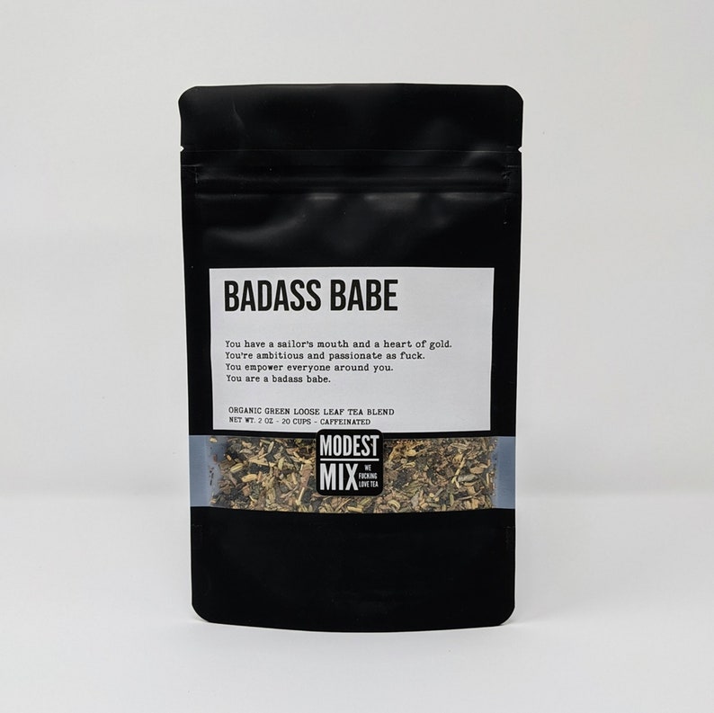 Badass Babe Earthy, smooth & spiced green tea blend image 1