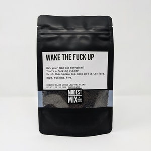 Wake The F**k Up - Rich Black Tea with Elderberries