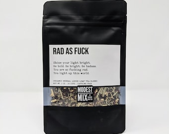 Rad As F*** - bright, tart & refreshing hibiscus mix (yummy cold-brew)