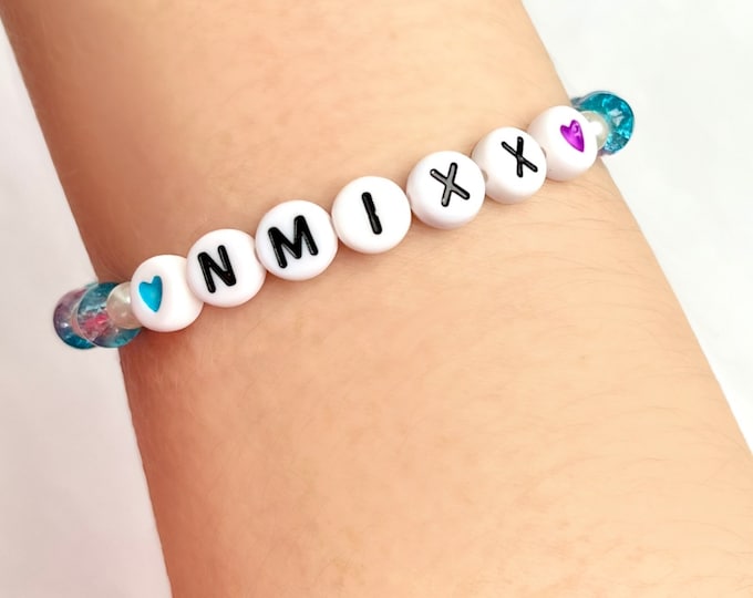 Nmixx Nwser KPop Beaded Bracelet Accessory Jewellery Stan Bias Gift