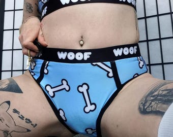 Blue Woof Woof Briefs (Sizes S-4XL)