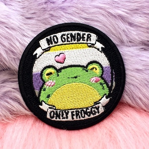 Toppa termoadesiva Froggy, solo sesso, senza sesso (60 mm)