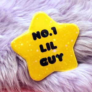 No.1 Lil Guy Star Badge (55mm)