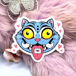 Kpop Demon Hunters Derpy Tiger Sticker (6cm)
