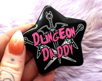 Insignia de estrella de Dungeon Daddy (55 mm)