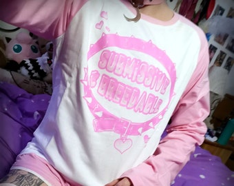 Submissive and Breedable Pink Full Outfit/T-shirt