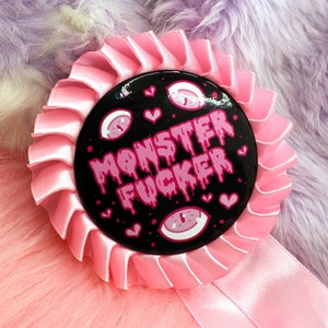 Pastel Pink Monster Fucker Rosette