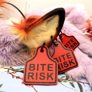 Bite Risk Fursuit Ohrmarken (3 Größen)