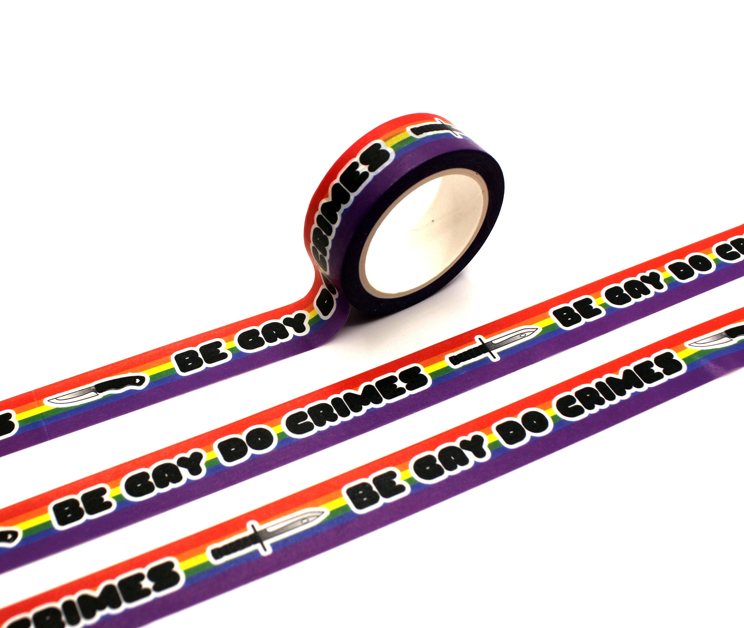 Rainbow Washi Tape 10m Craft Supplies Decorative Masking Tape Creative  Journalling Tape Party Supplies Multipurpose Washi Tape 