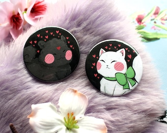 Scum Villain's Self-Saving System BingQiu Badges (38mm) - MXTX Danmei Fan Art
