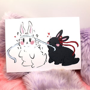 Impression A6 Bunnies Wangxian - Fan Art Danmei Mo Dao Zu Shi The Untamed MXTX