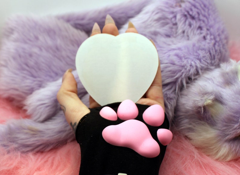 Knot Pocket Furry Heart Sticker 55mm Deer Butt with Hearts image 6