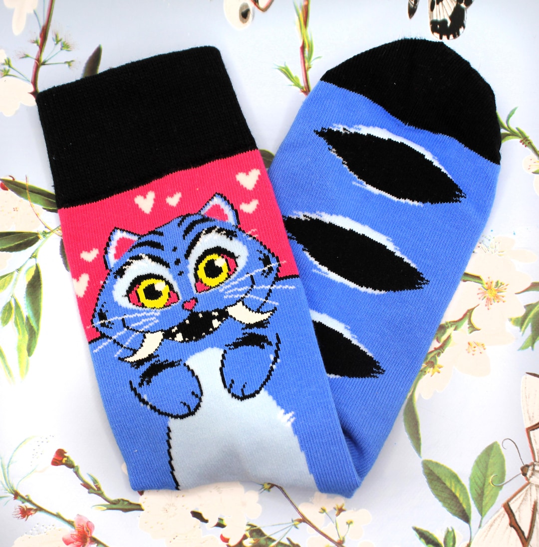 Kpop Demon Hunters Derpy Tiger Crew Socks (size 3-9 UK) - Etsy